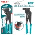 TOTAL Kliješta za zakivanje 360° One-Stop Tools 10,5", crvena